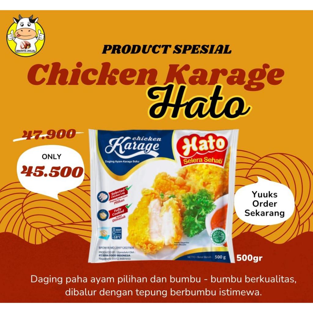 

HATO CHICKEN KARAGE KEMASAN 500GRAM/250GRAM - DISASS JOGJA