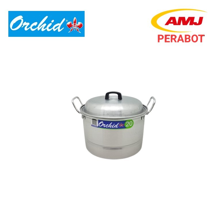 ORCHID Dandang Langseng Panci Kukus Besar Panci Serbaguna 20 Cm