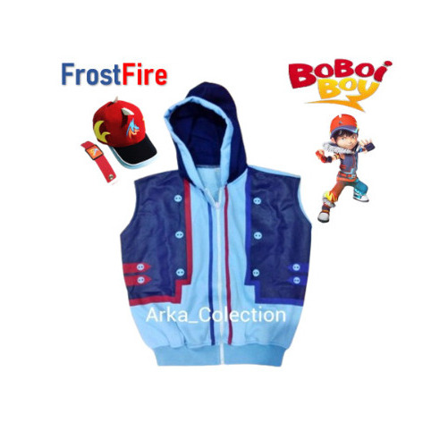 Bisa COD Kostum Boboiboy FrostFire