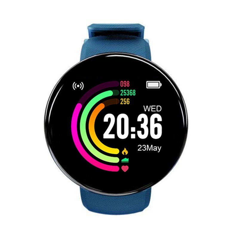 BESTPROMO SC (BISA COD) Smartwatch D18 Jam Tangan digital Pria Wanita d18 Olahraga bisa Custom