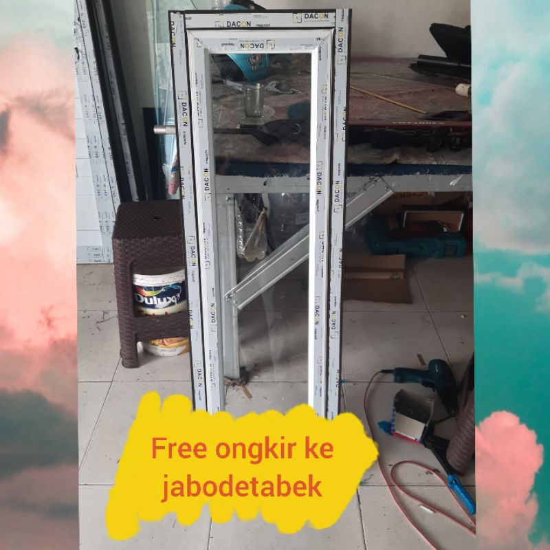 jendela aluminium 150x50