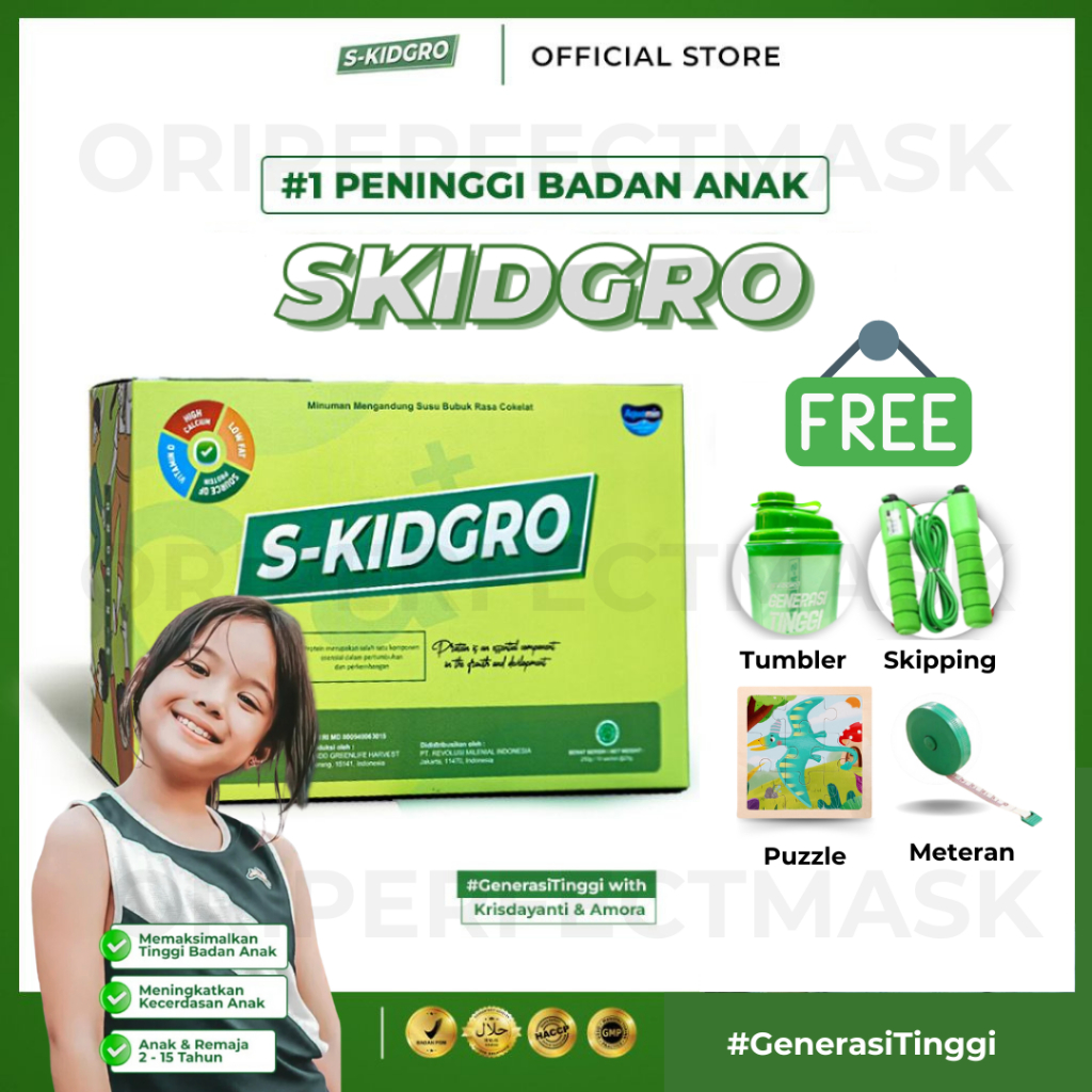 

S-KIDGRO Peninggi Badan Terbaik Untuk Anak