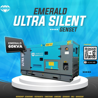 Genset Silent | 60 KVA | Genset Diesel Emerald Ultra Silent