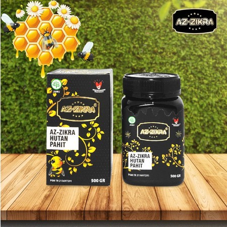 Madu Az-Zikra Az Zikra AzZikra Hutan Hitam Pahit 500gr Asli Original