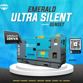 Genset Silent | 25 KVA | Genset Diesel Emerald Ultra Silent