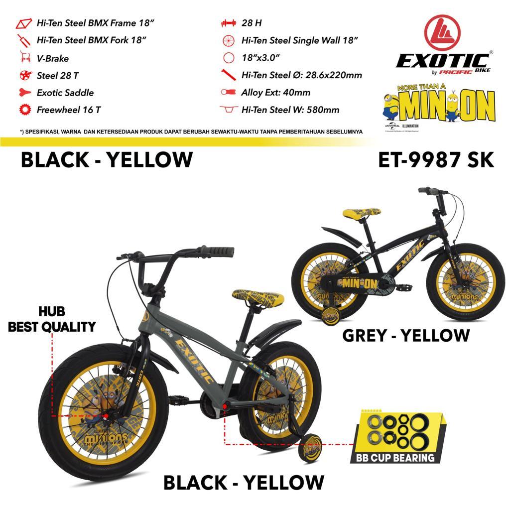 GOSEND Sepeda Anak 18 BMX EXOTIC MINION 3.0