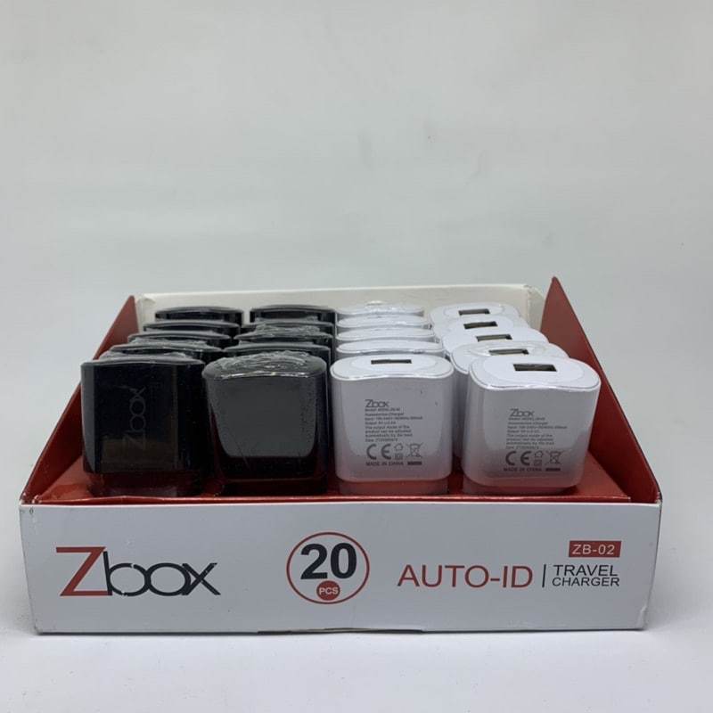 BATOK CHARGER ZBOX ZB-02 | ADAPTOR CHARGER | TRAVEL ADAPTOR | ORIGINAL | TERLARIS