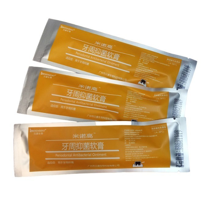 Minogo Periodontal Antibacterial Ointment/metronidazol/pengganti ti-es