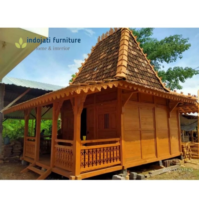 rumah kayu gladak | rumah panggung | rumah adat kayu