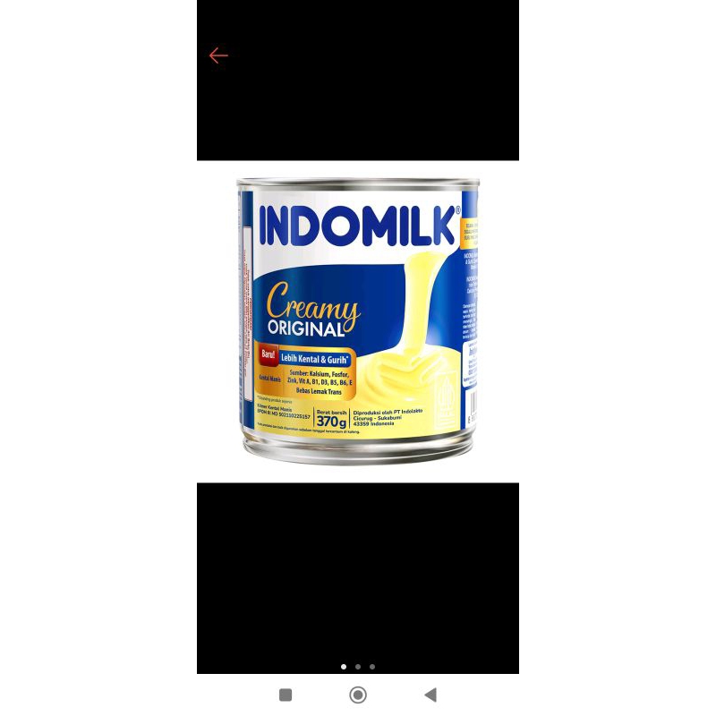 

INDOMILK KALENG PUTIH
