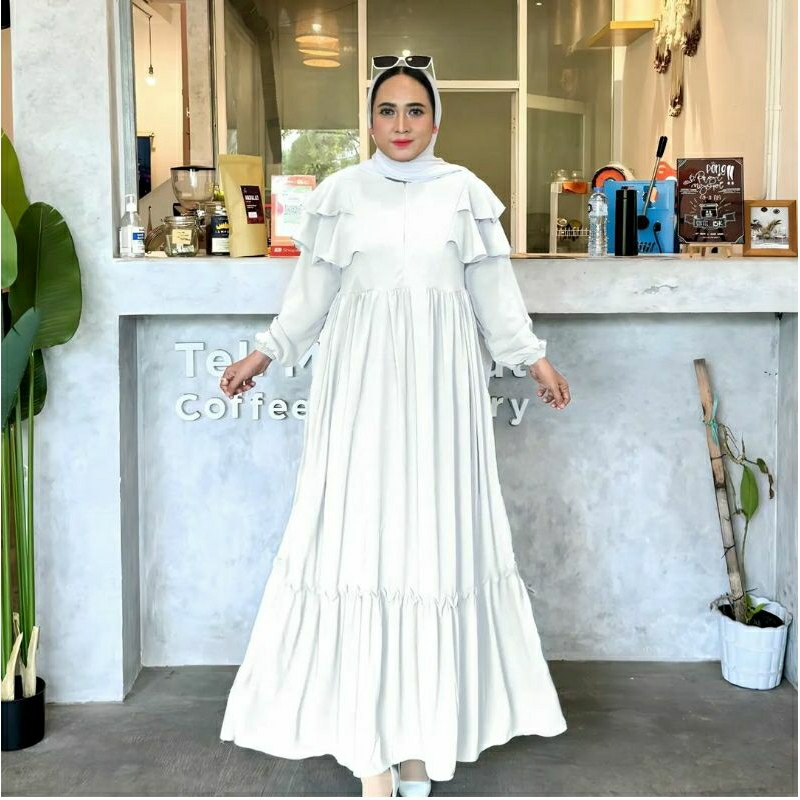 Gamis Viral Gamis Lebaran Gamis Bahan Ceruty Bahan Tidak Menerawang Bahan Adem Cocok Di Semua Badan 