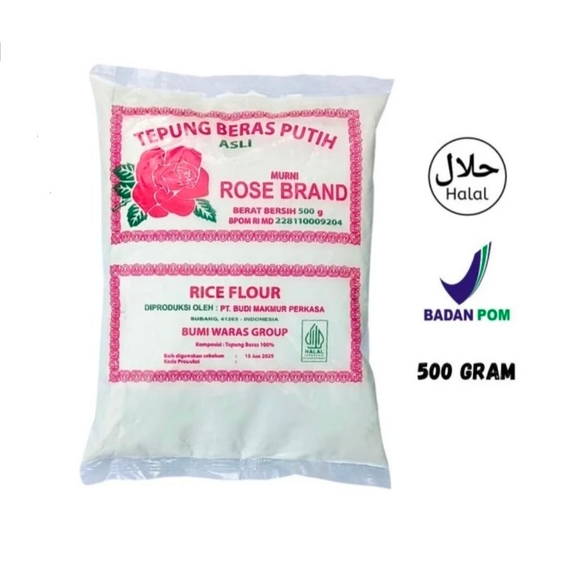 

Tepung beras Rose brand 500 gram