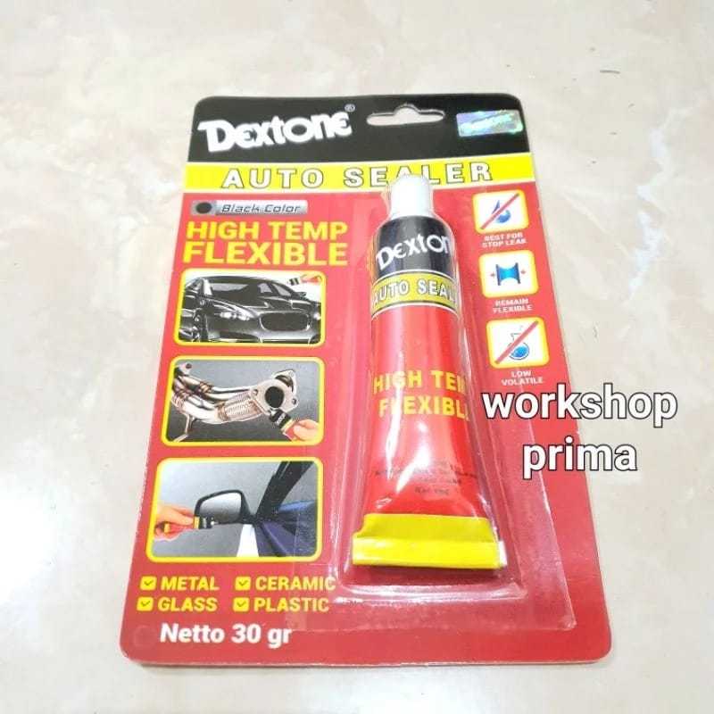Lem dextone auto silent sealer silen hitam 30 gram original
