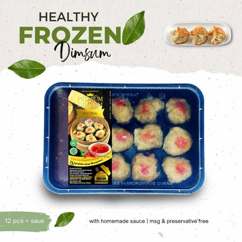 

Dimsum Nori Maki PELANGI ANAK TANPA MSG TANPA PENGAWET