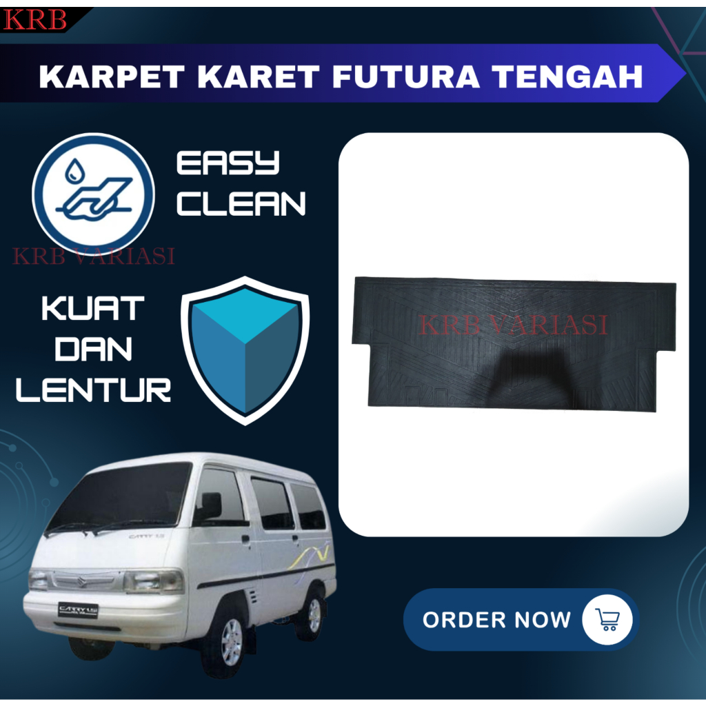 Karpet Karet Lantai Mobil Suzuki Futura Minibus Bagian Tengah