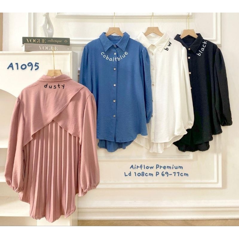 ASKA.ID - NORA PLEATS SHIRT KEMEJA