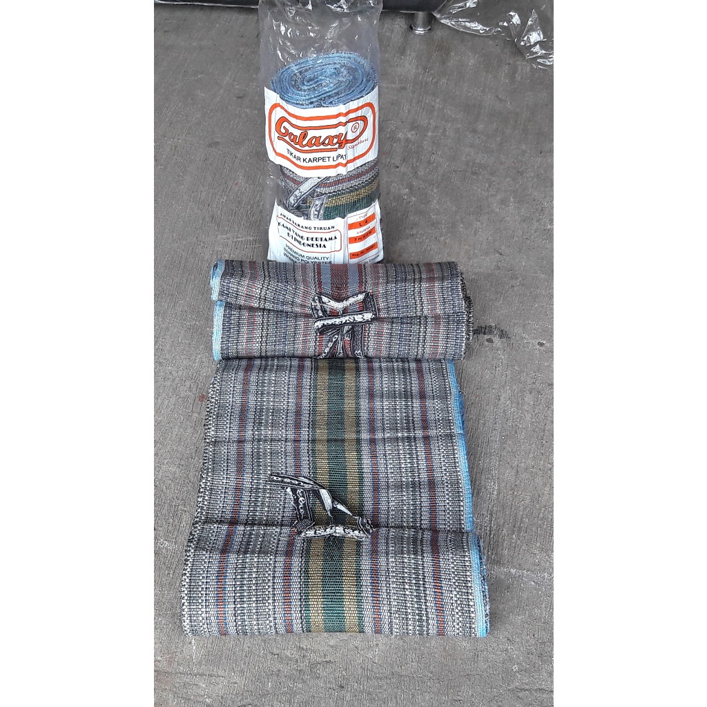 Tikar Gulung Plastik 3mx2m Eresas Tikar lampit Tebal Motif Abstrak