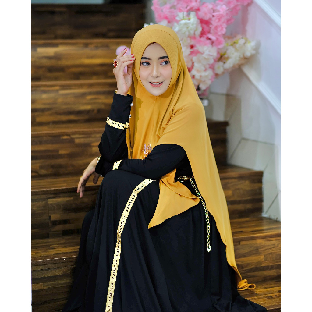 Bergo Arafah Pad by Kameela Hijabku