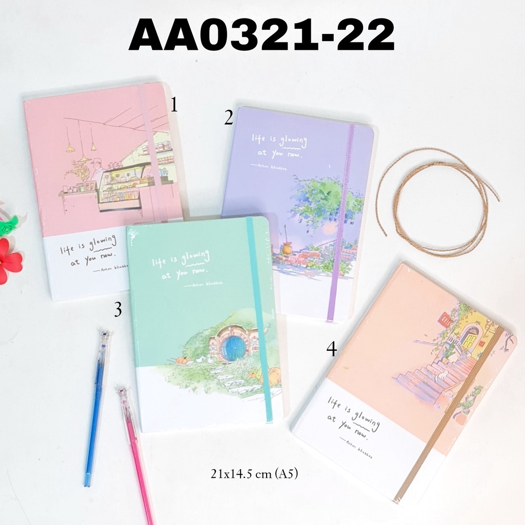 

DIARY AA00321-22 A5-80 LIFE GL UKURAN A5 - NOTEBOOK DIARY BUKU CATATAN
