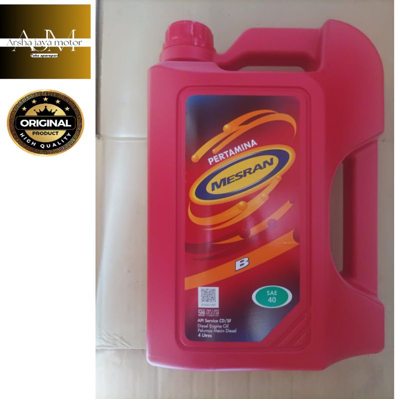OLI MESRAN B  SAE40 4Liter/galon