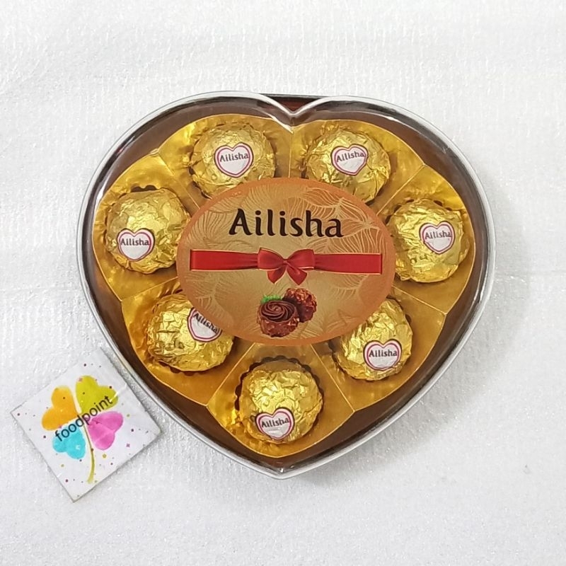 

Coklat Ailisha Heart 8 Chocolate Cokelat Love