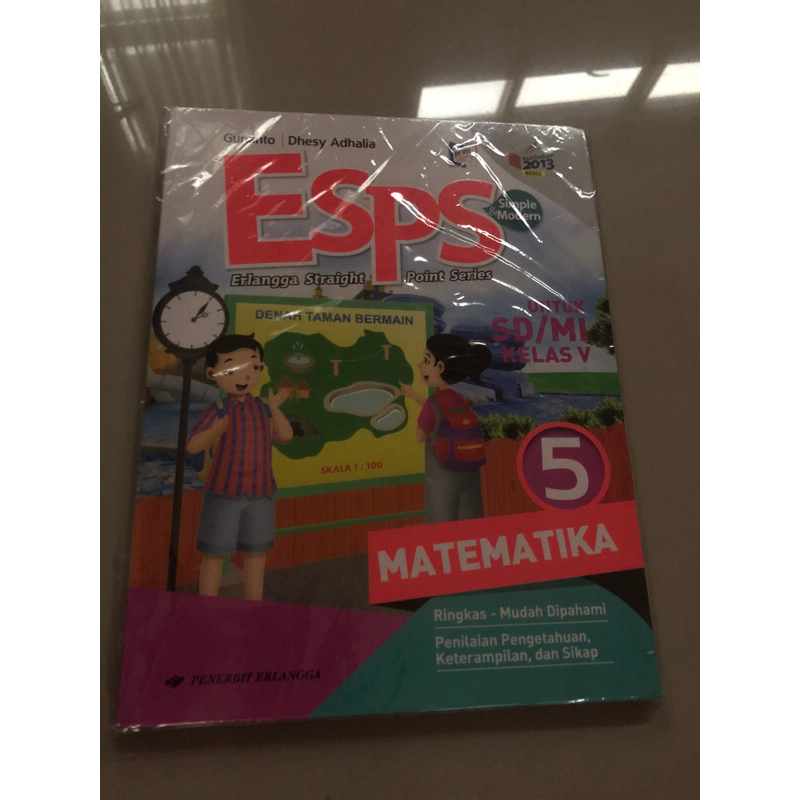 BUKU ESPS MATEMATIKA KELAS 5 SD PENERBIT ERLANGGA KURIKULUM 2013 BARU