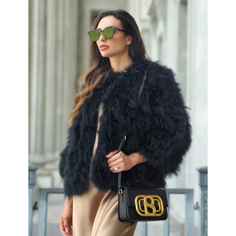 Briana Bag Leather Buttonscarves BS Benang Jarum Tas Shoulder Sling Bag Limited Original New