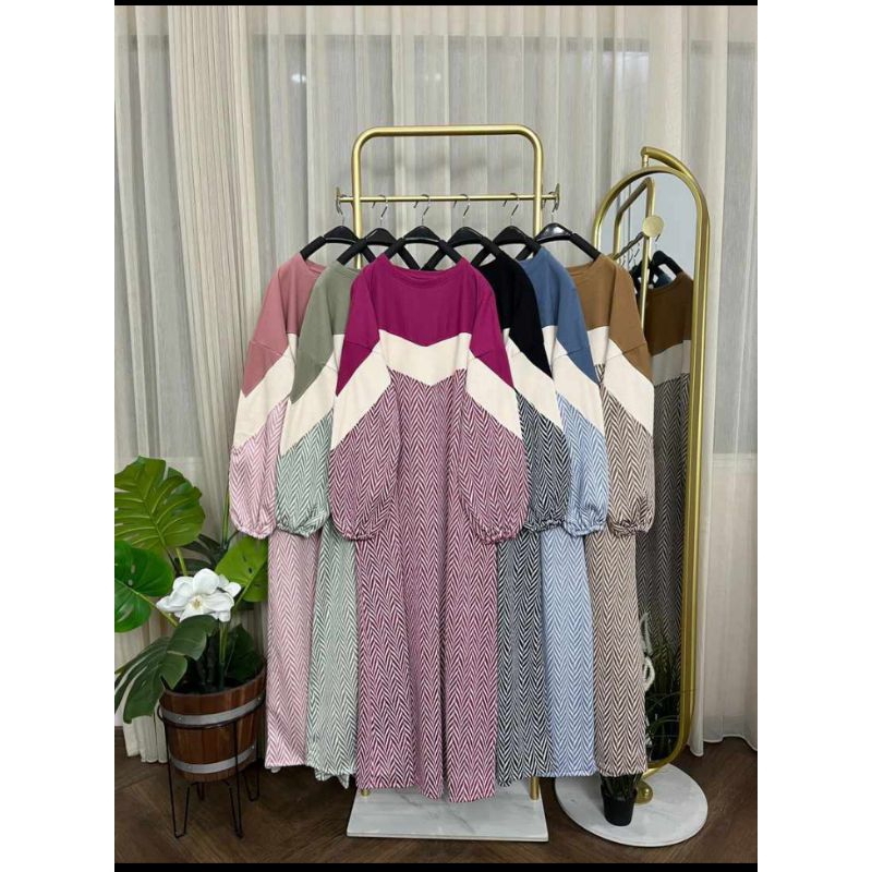 gamis knit import/dress knit/gamis bettina knit