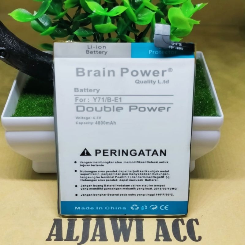 Baterai Bt Batre Battery Vivo Y71 VIVO Y 71 Vivo 1724 - Vivo 1801 Doubel Power Brain Power