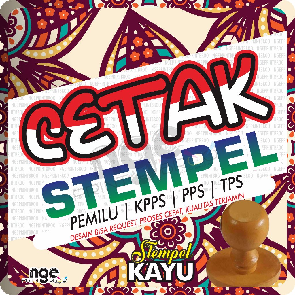 STEMPEL PEMILU | STEMPEL KPPS | STEMPEL PPS | STEMPEL TPS | STEMPEL KAYU | CEPAT | FREE DESIGN