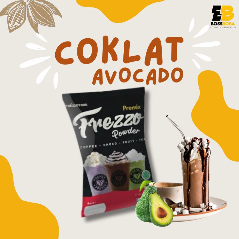 

Bubuk Minuman Rasa Coklat Avocado Premix Frezzo Powder Drink 1kg/Minuman Kekinian Murah/Bossboba