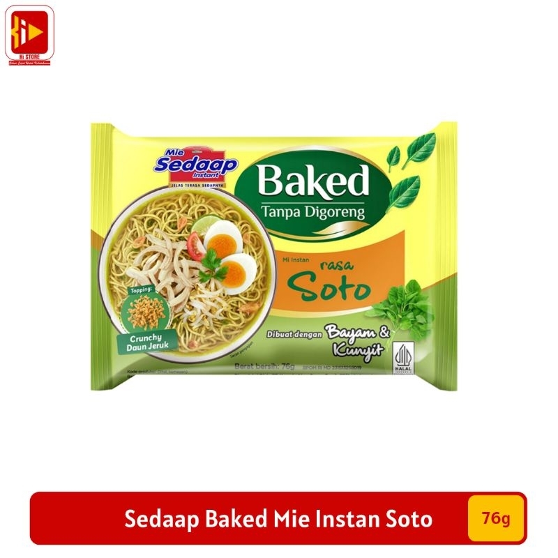 

Sedaap Baked Mie Instan Soto 76 g