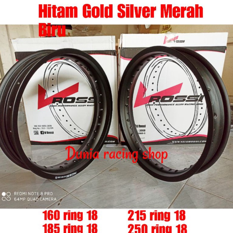 tn Velg Rossi 14 16 185 215 25 ring 18  Velg Rossi Lingkaran Rossi 14 18  16 18  185 18  215 18  25 