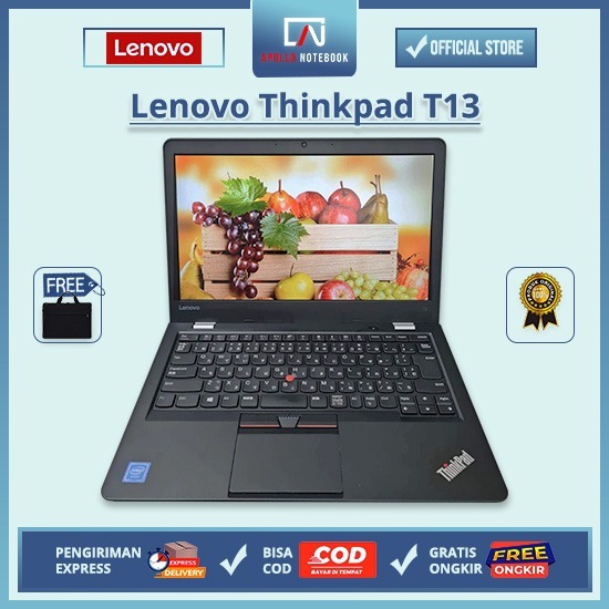 Laptop Lenovo Thinkpad 13 Intel Core i5/i3  - Second Murah  Bergaransi