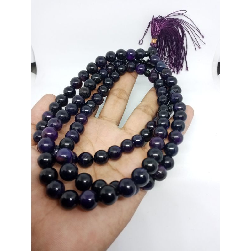 tasbih batu kecubung Wulung 10mm