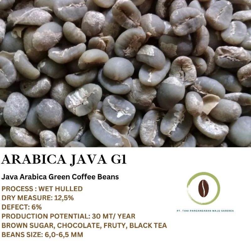 

Green Beans Kopi Arabia Java Washed Grade 1