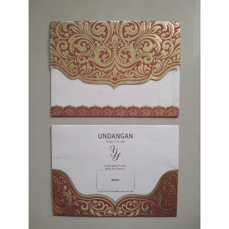Undangan ERBA 88206 ECER & GROSIR KOSONGAN TANPA PLASTIK OPP