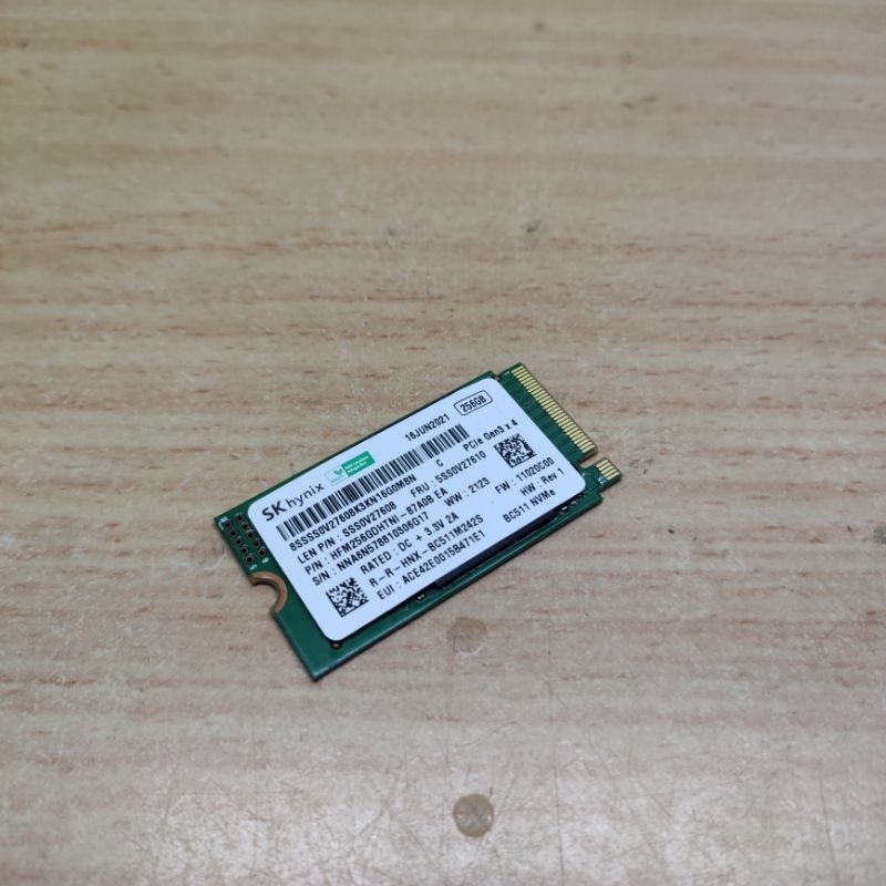 SK hynix SSD ssd Laptop PCle Gen3 × 4 256GB