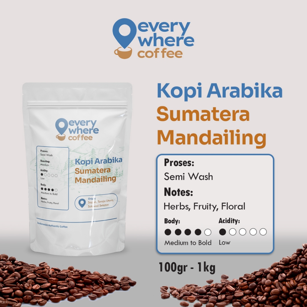 

Biji Kopi Arabika Mandailing