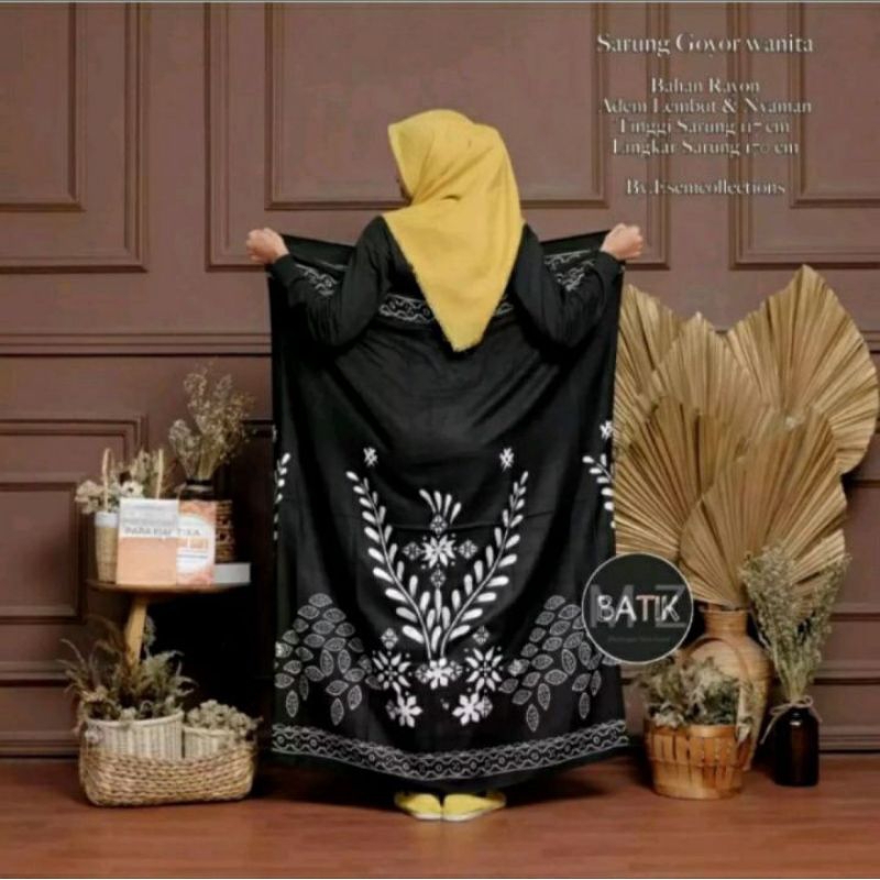 sarung wanita batik hitam/kode jb