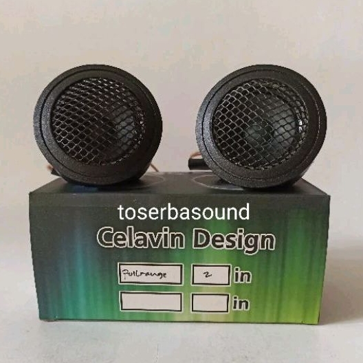 Speaker Fullrange Tweeter 2 inch Housing aluminium audio mobil