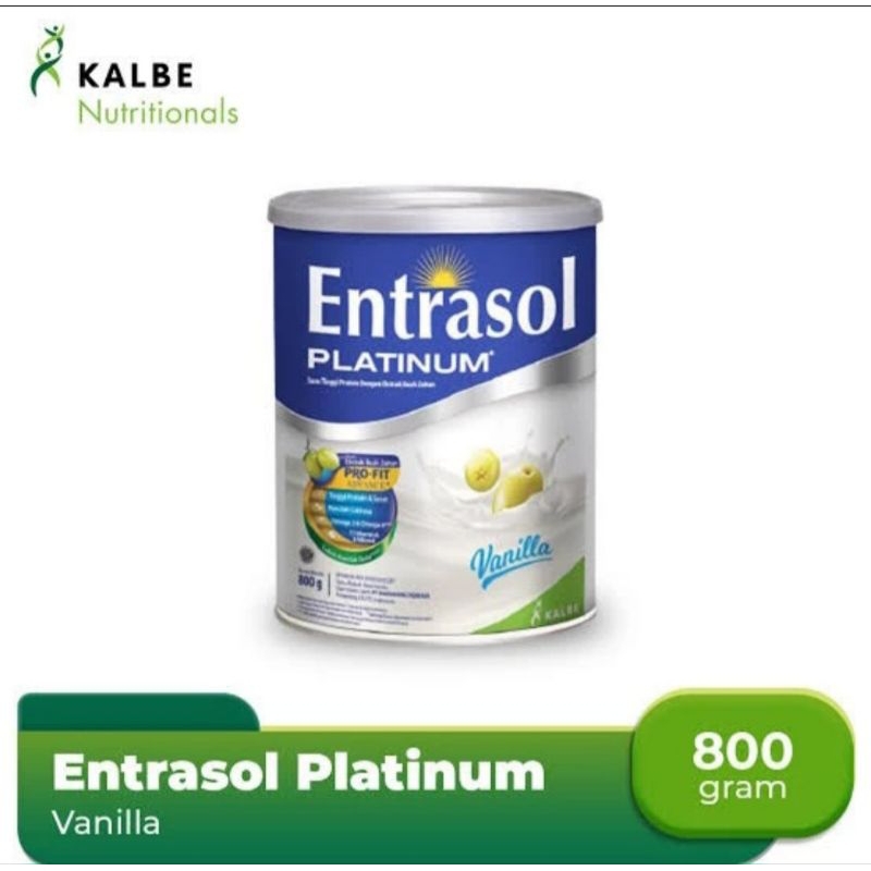 

Entrasol Platinum Vanila 800gr
