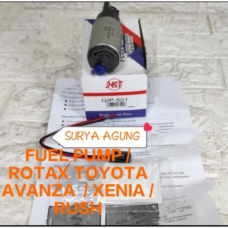 FUEL PUMP ROTAX HKT GIP 501  MOBIL TOYOTA AVANZA XENIA RUSH TERIOS HKT