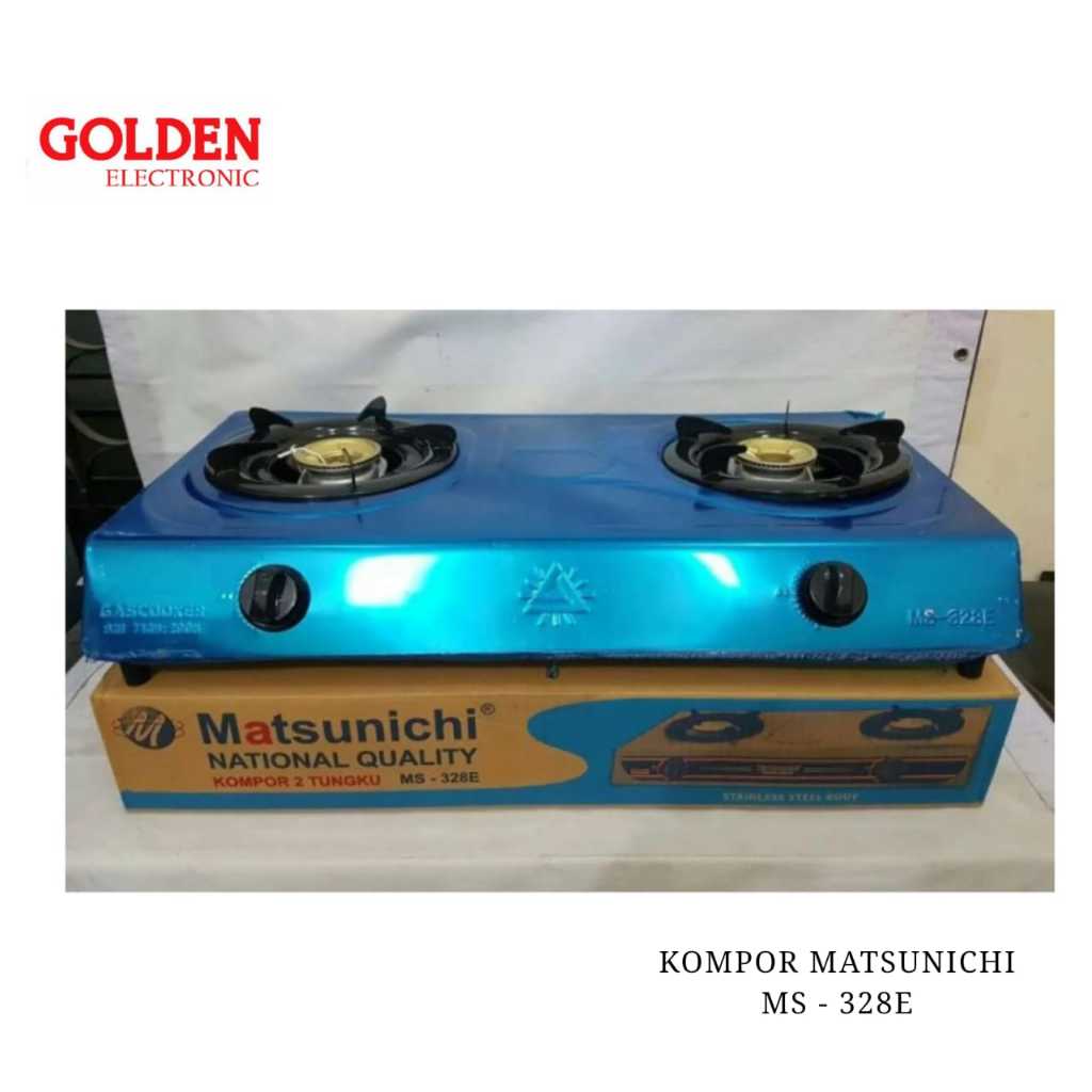 Kompor 2 mata Matsunichi MS 328E || stainless