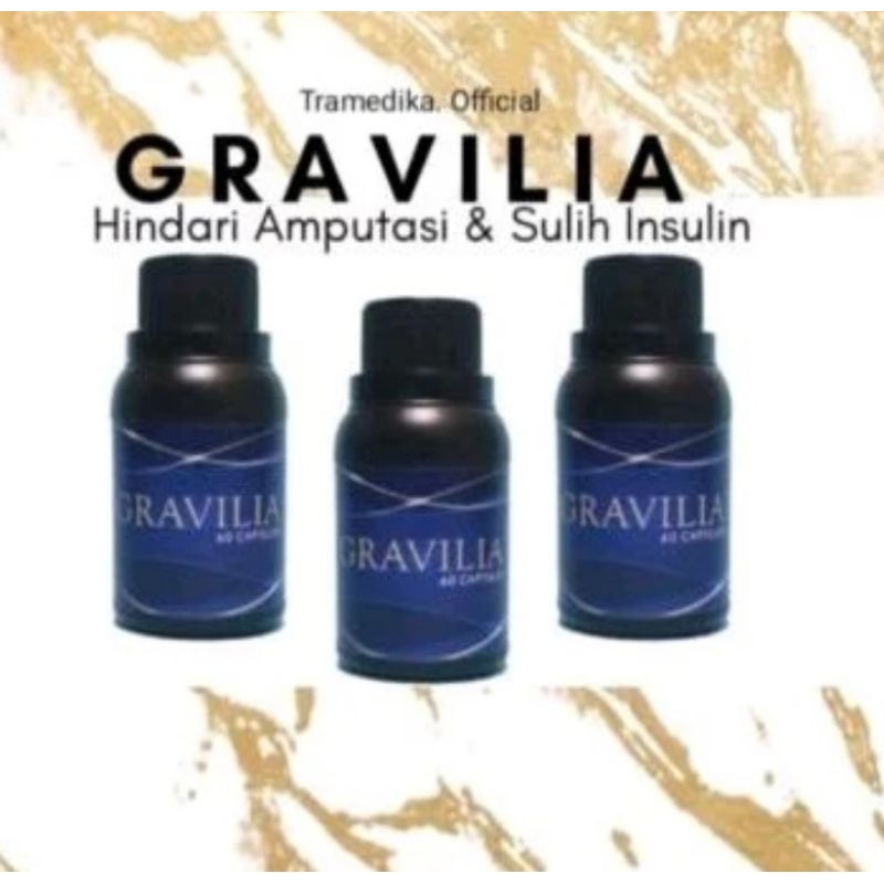 GRAVILIA ® Gravilia Original | Gravilia Asli | Obat Diabetes Basah Dan Kering | Cara Obati Luka Akib
