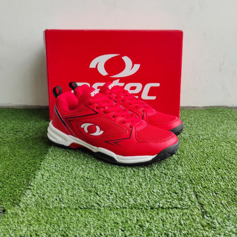 Sepatu Badminton Astec Haller Red Original