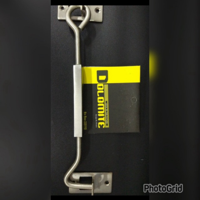 Hak angin stanlis 8 inc sus 304 hak angin dolomite black matte  kotak jumbo HAK ANGIN JENDELA PENAHA