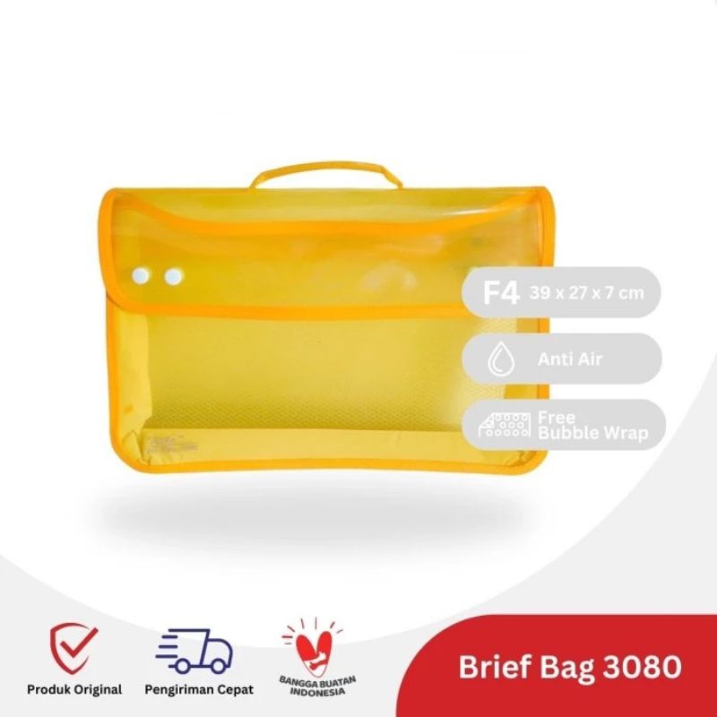 

Brief Bag 3080 Tas Dokumen TOPLA Kancing ukuran Folio / Map jala 4 kancing TOPLA 3080