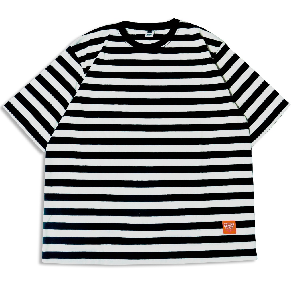 IMPACTWRHS T SHIRT OVERSIZE STRIPE BLACK | POLOS