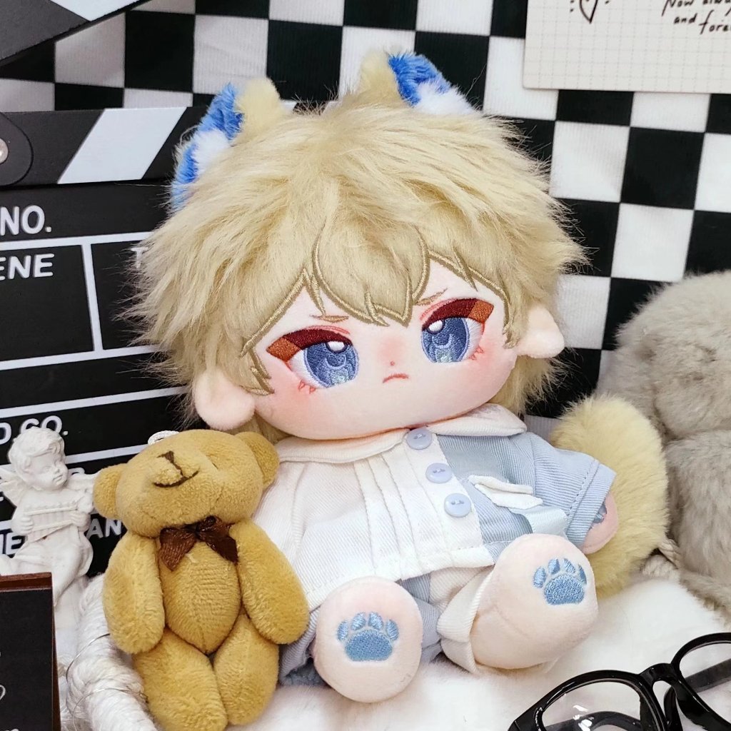 [READY STOCK] doll gepard honkai star rail boneka hsr doll 20cm gepard - kitten